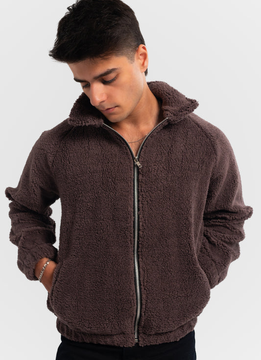 Textured Zip-Up Jacket