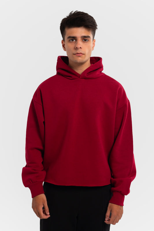 CHERRY RED UNISEX HOODIE