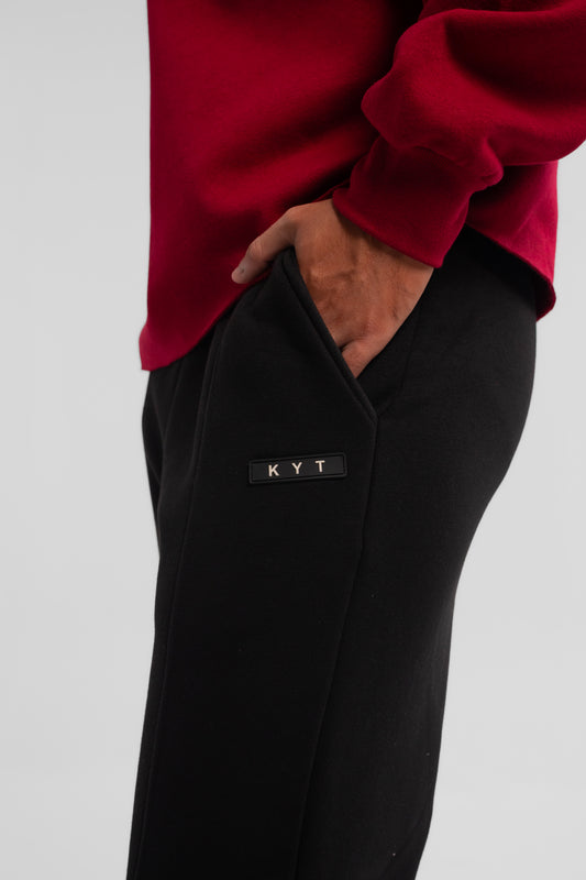 BLACK PLEATED  UNISEX TROUSER
