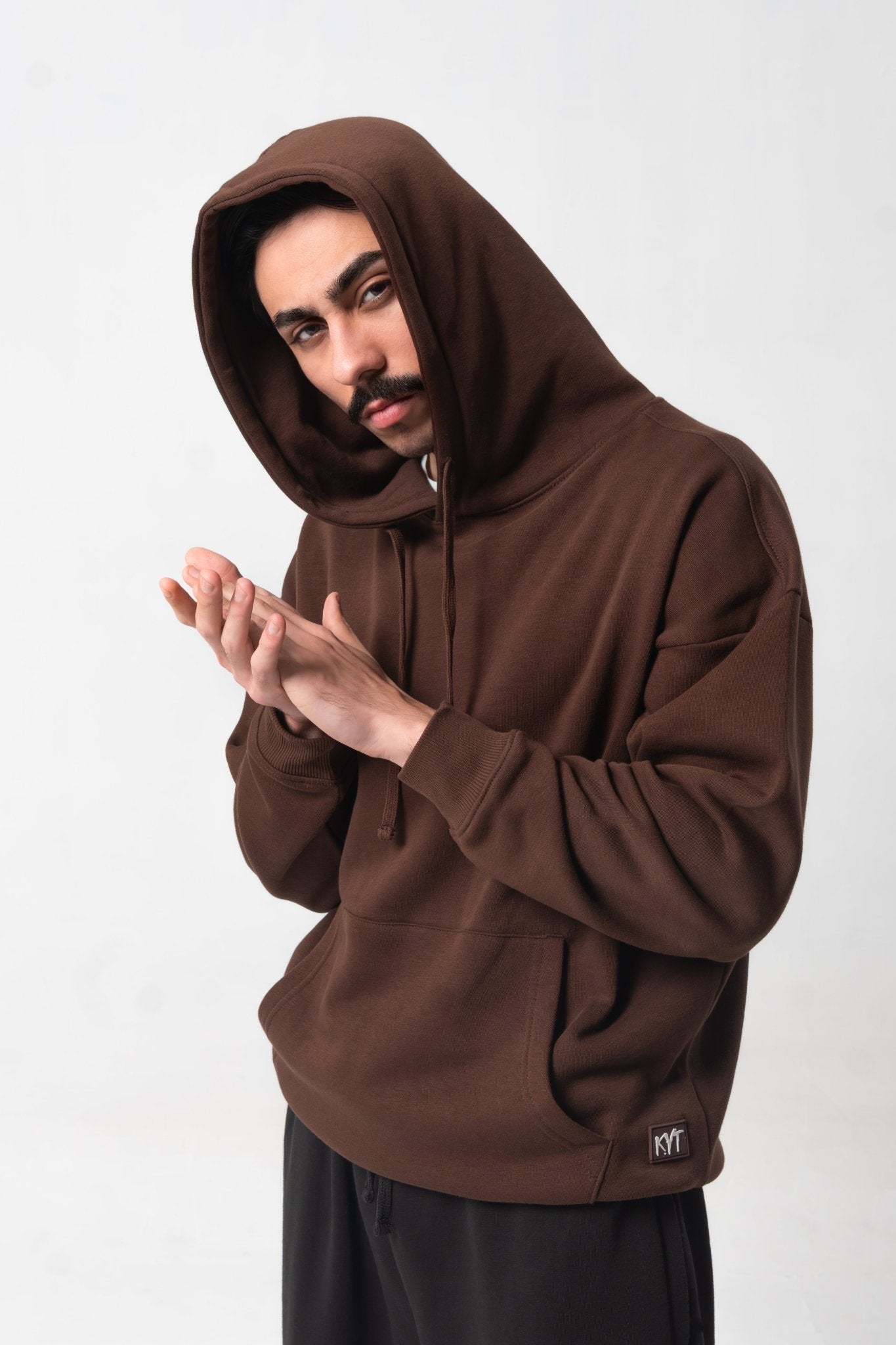 CORE HOODIE - BROWN - KYT Fashion