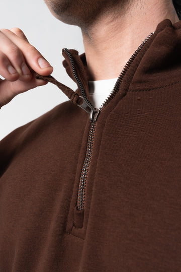 CORE ZIP - BROWN