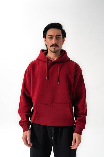 Amor Maroon Hoodie - KYT Fashion