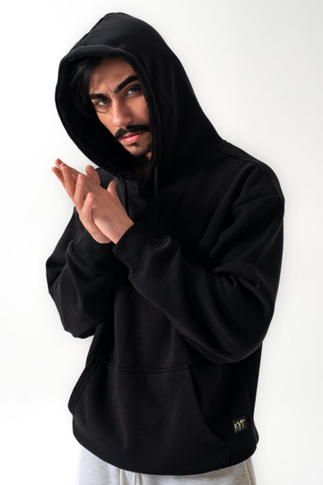 BLACK UNISEX HOODIE