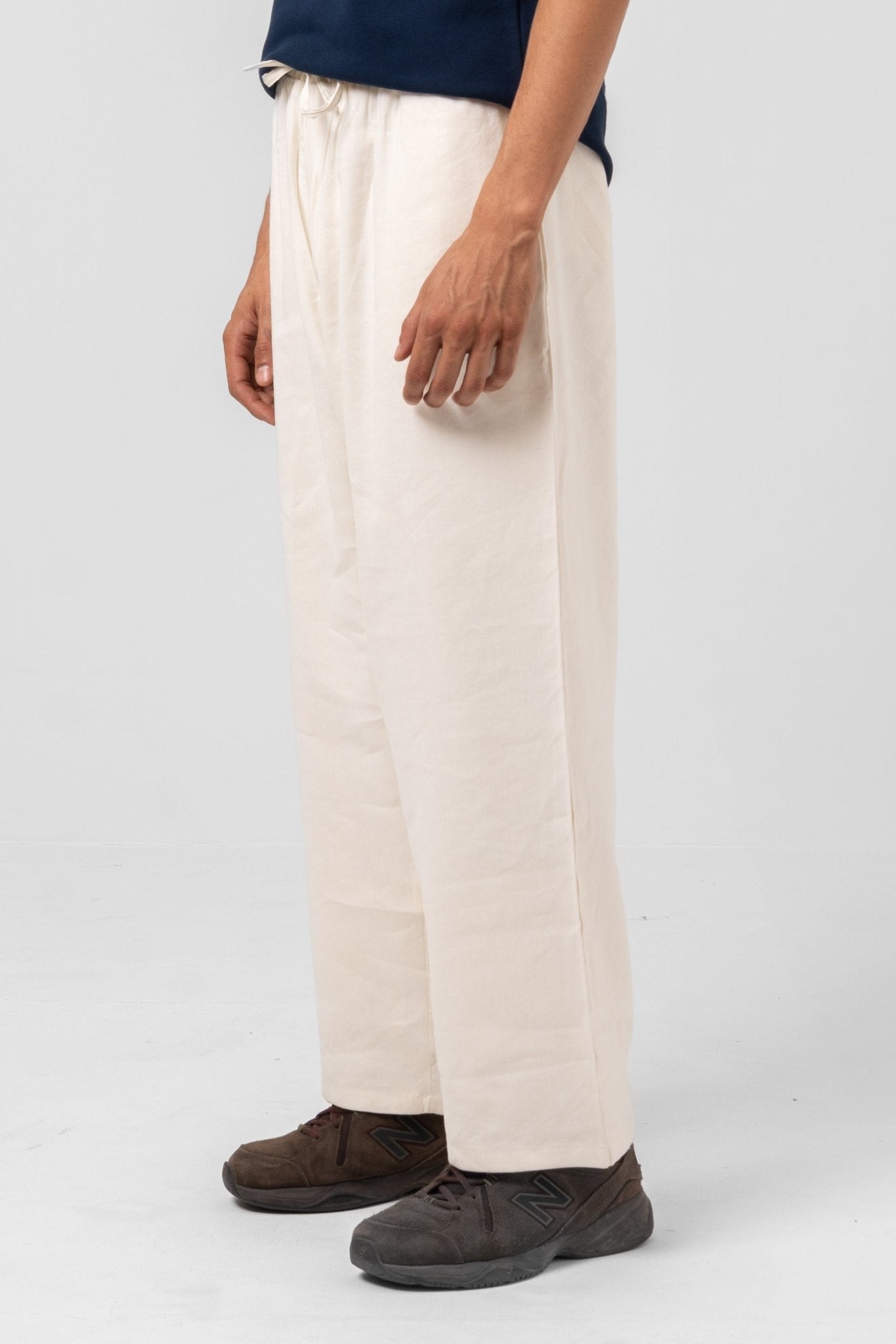 UNISEX LINEN RELAXED TROUSERS - KYT Fashion