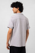 SLATE WAVE CUBAN SHIRT - KYT Fashion