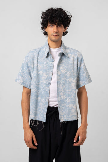 VICE CITY PALM CUBAN SHIRT - KYT Fashion