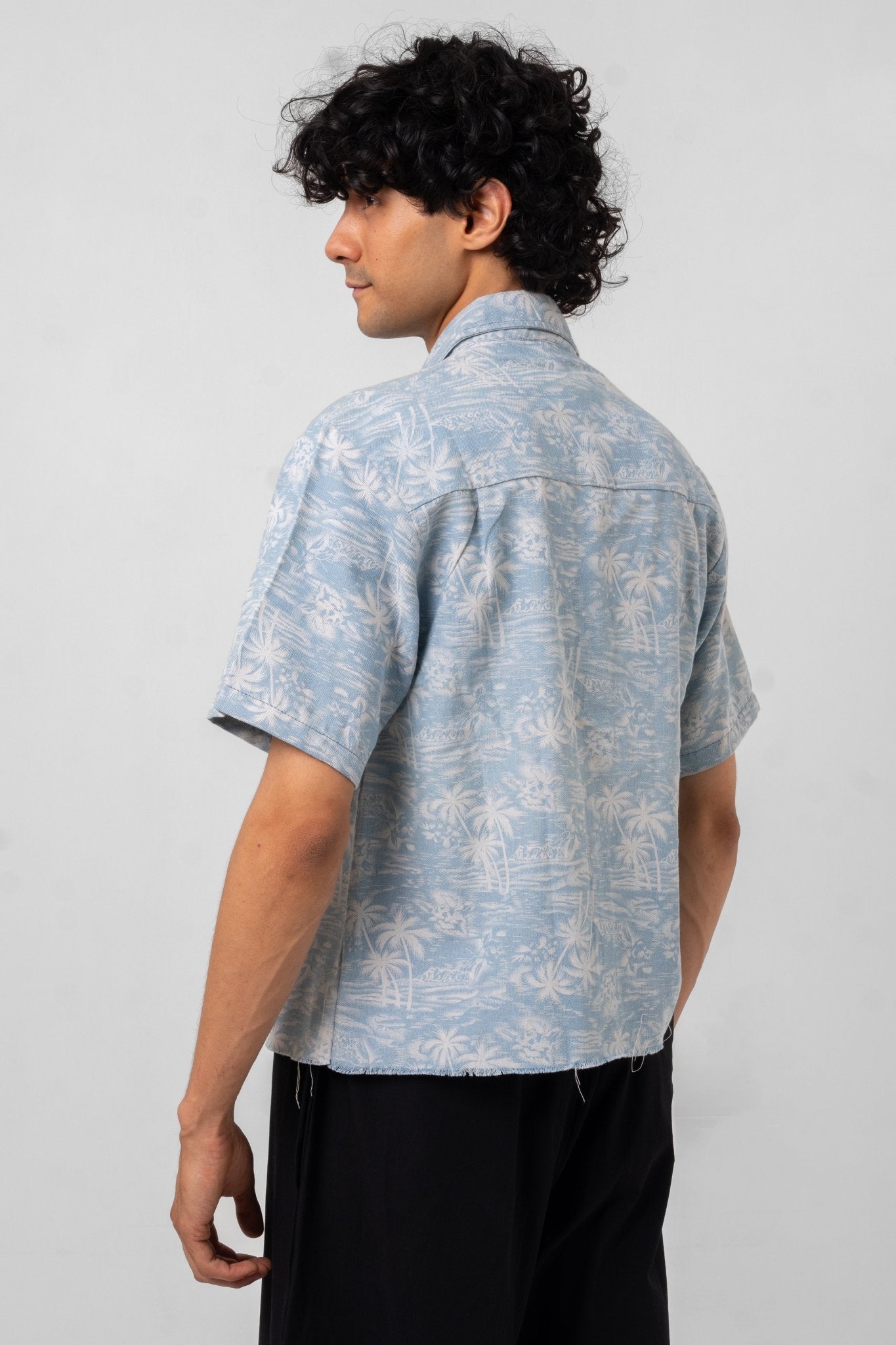 VICE CITY PALM CUBAN SHIRT - KYT Fashion