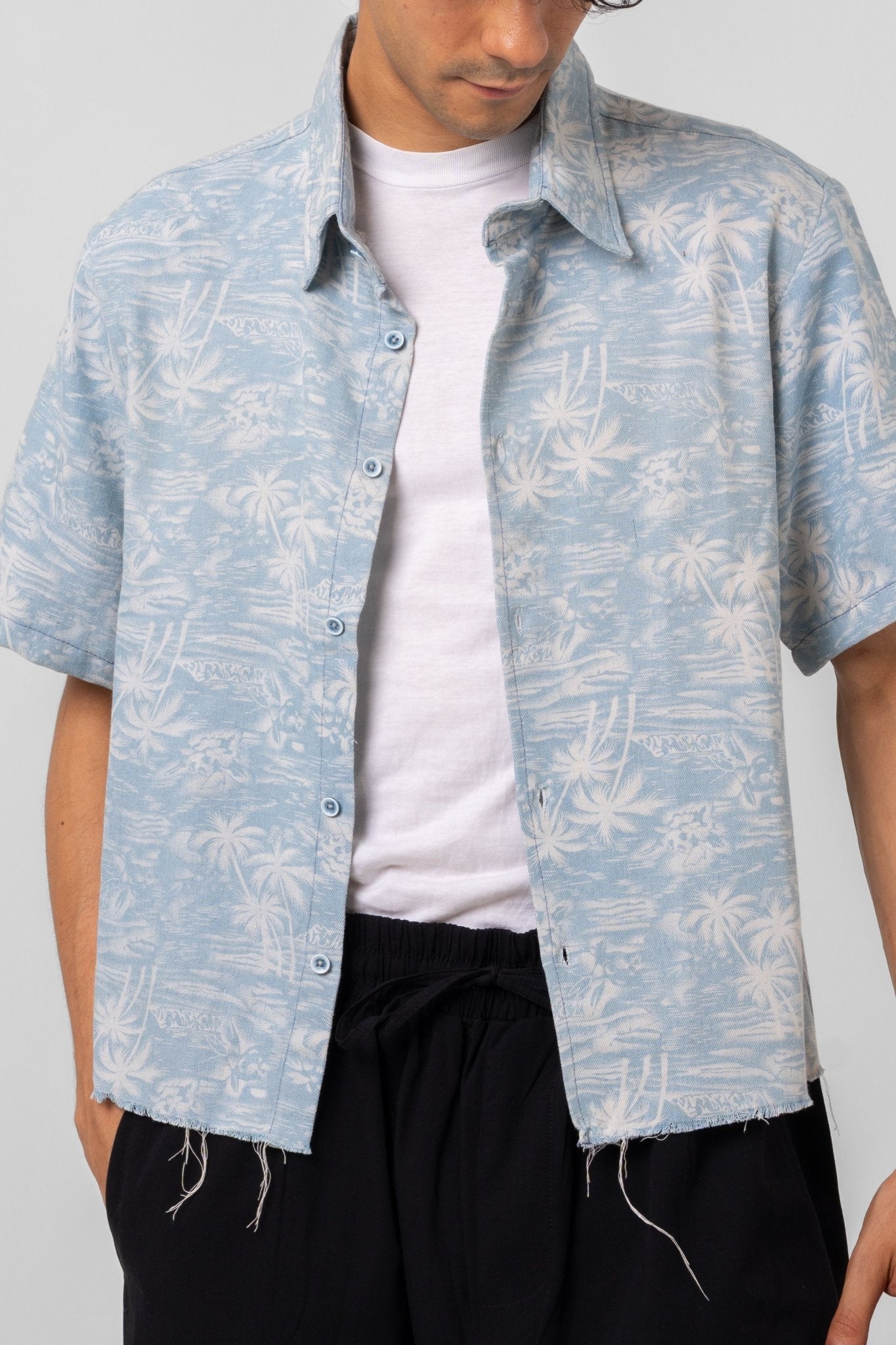 VICE CITY PALM CUBAN SHIRT - KYT Fashion