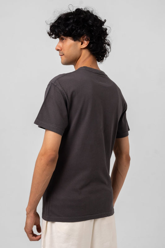 CHARCOAL ESSENTIAL TEE - KYT Fashion